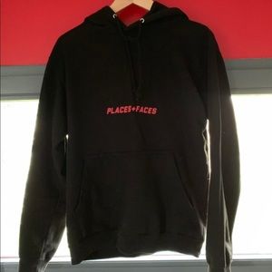 Places + faces hoodie